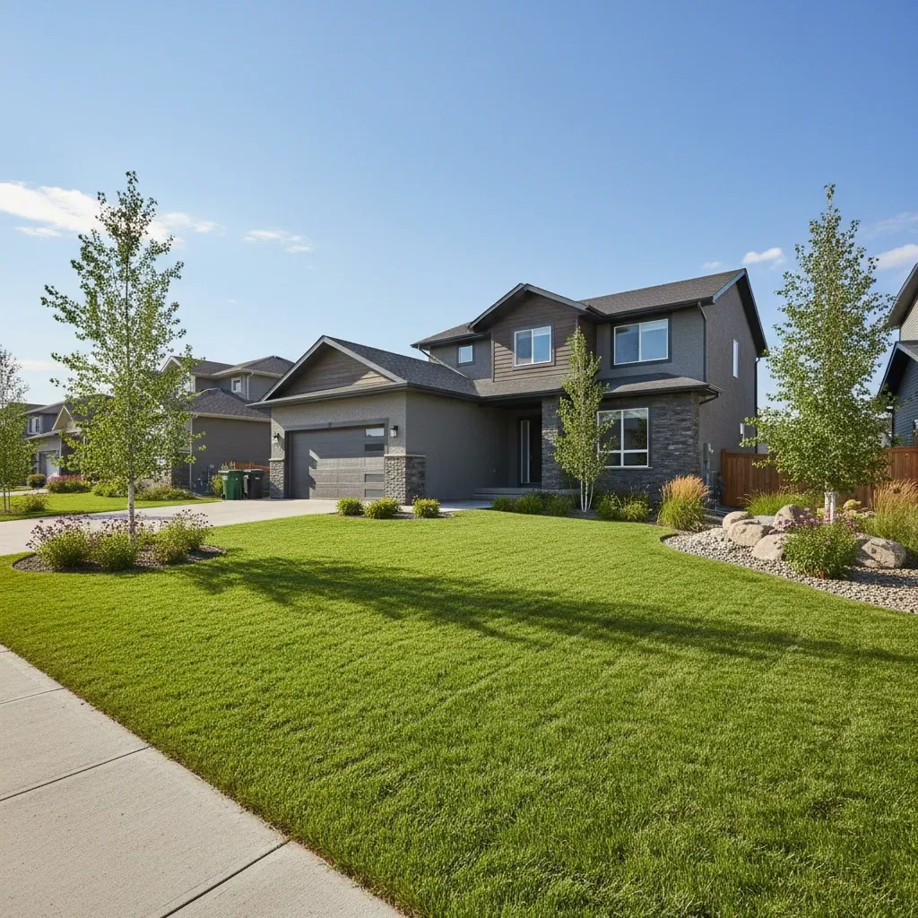 Professional Landscape designer by Meadows Landscaping Airdrie in Airdrie